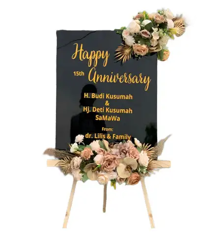 Papan Bunga Akrilik Gitik